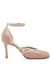 Sarah Chofakian Garouste Leather Pumps In Neutrals