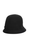 Sarah Chofakian Gold Leaf Wool Hat