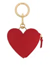 Sarah Chofakian Heart-charm Keyring In Red