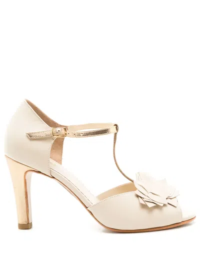 Sarah Chofakian Jubilee 55mm Cut-out Pumps In Black