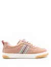 Sarah Chofakian Lady Bird Stripe-detail Sneakers In Neutrals