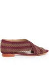 Sarah Chofakian Lauder Sandals In Red
