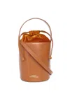 Sarah Chofakian Leather Bucket Bag