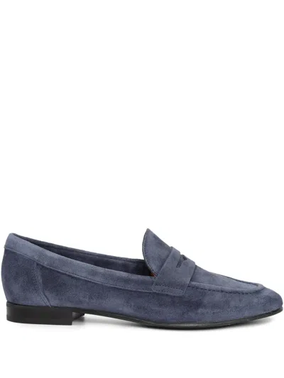 Sarah Chofakian Macchiato ペニーローファー In Blue