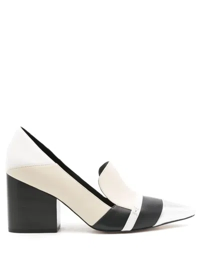 Sarah Chofakian Magenta 80mm Pointed-toe Pumps In White