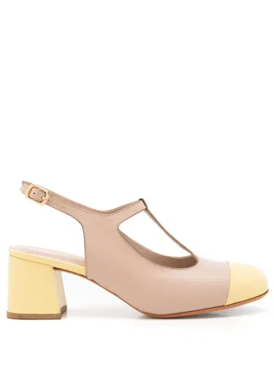 Sarah Chofakian Magie 45mm Leather Pumps In Multicolour