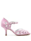 Sarah Chofakian Marcel Leather Sandals In Pink
