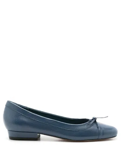 Sarah Chofakian Martina Ballerina Shoes In Blue