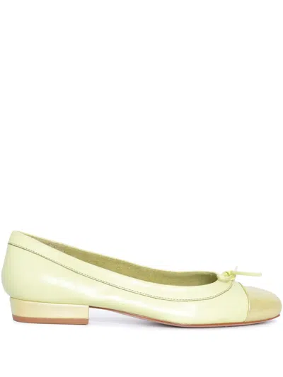 Sarah Chofakian Martina Ballet Flats In Yellow