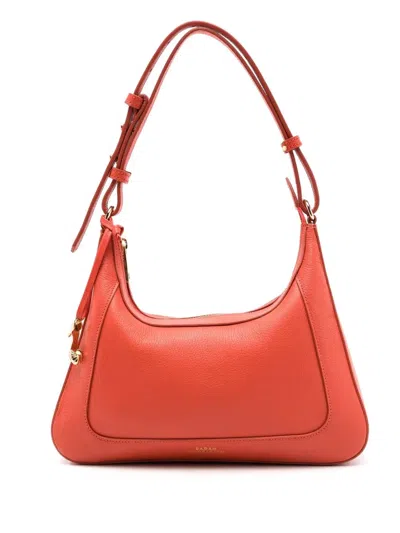 Sarah Chofakian Meghan Schultertasche In Orange