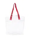 Sarah Chofakian Mesh Tote Bag In White