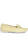 Sarah Chofakian Michigan Bow Detail Loafers In Yellow