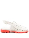 Sarah Chofakian Millie Slingback-strap Sandals In Neutrals