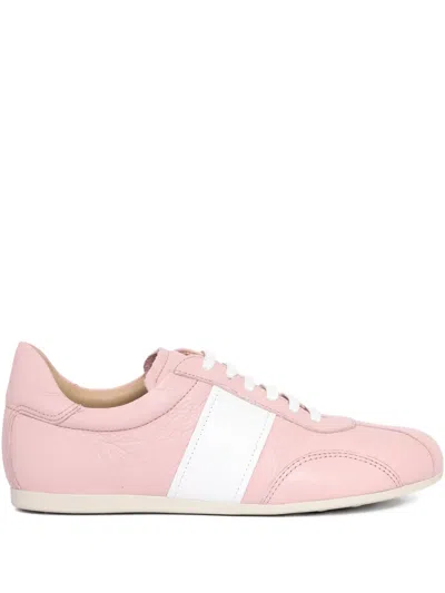 Sarah Chofakian Mochi Stripe Sneakers In Pink