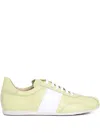 Sarah Chofakian Mochi Stripe Sneakers In Yellow