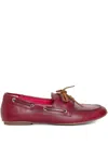 Sarah Chofakian Moon Basket Loafers In Red