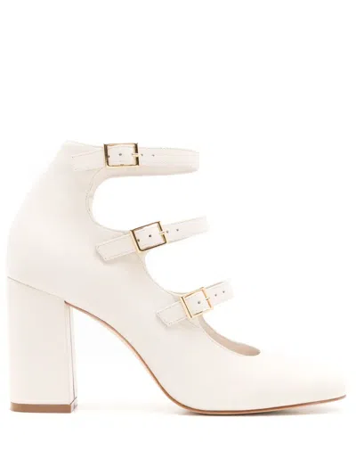 Sarah Chofakian Morris 80mm パンプス In White