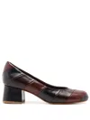 Sarah Chofakian Murakami 40mm Leather Pumps In Brown