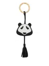 Sarah Chofakian Panda-charm Keyring In Schwarz
