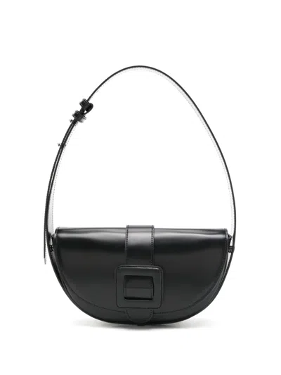 Sarah Chofakian Polished-finish Leather Bag In Black