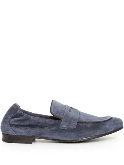 Sarah Chofakian Rios Loafers In Blue