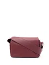 Sarah Chofakian Sassy Leather Crossboby Bag In Red