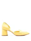 Sarah Chofakian Scarpin Perry Pumps In Yellow