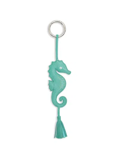 Sarah Chofakian Seahorse Keyring In Pink