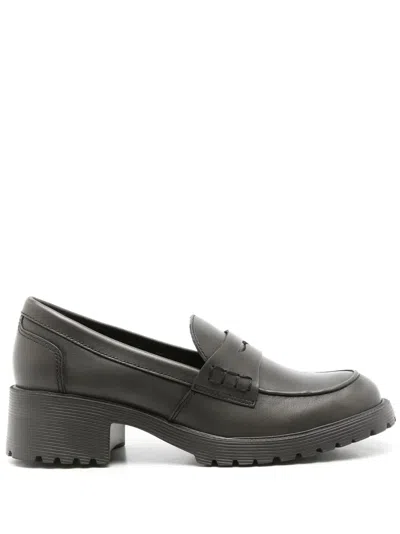 Sarah Chofakian Ully 45mm Leather Loafers In Black