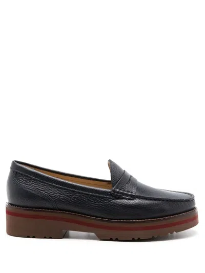 Sarah Chofakian Verona Platform Loafers In Black