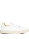 Sarah Chofakian White Light Leather Sneakers In White