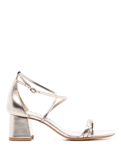 Sarah Chofakian Windsor 40mm Metallic-effect Sandals