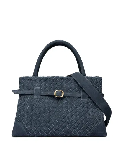 Sarah Chofakian Woven Leather Tote Bag