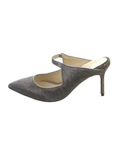 Pre-owned Sarah Flint Glitter Mules In Multi