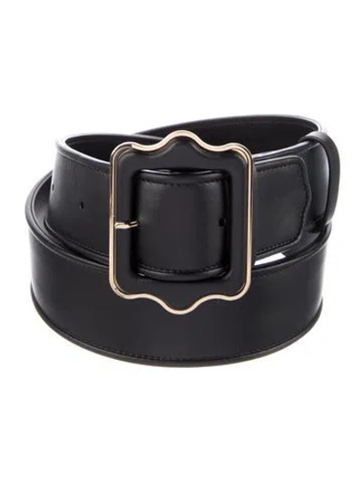 Pre-owned Sarah Flint Leather Belt In Black