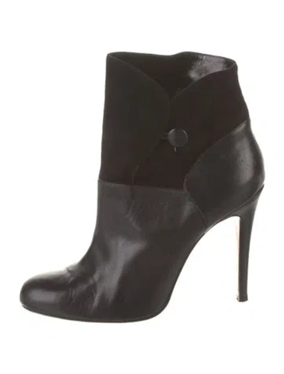 Pre-owned Sarah Flint Leather Boots In Black