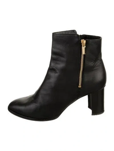 Pre-owned Sarah Flint Leather Boots In Black