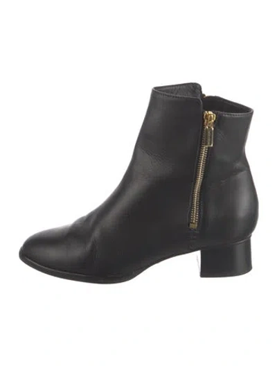 Pre-owned Sarah Flint Leather Boots In Black