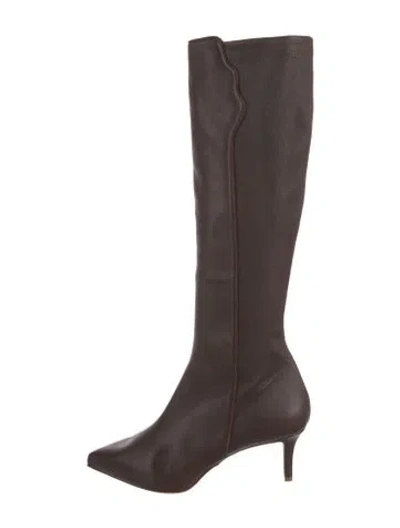 Pre-owned Sarah Flint Leather Boots In Brown
