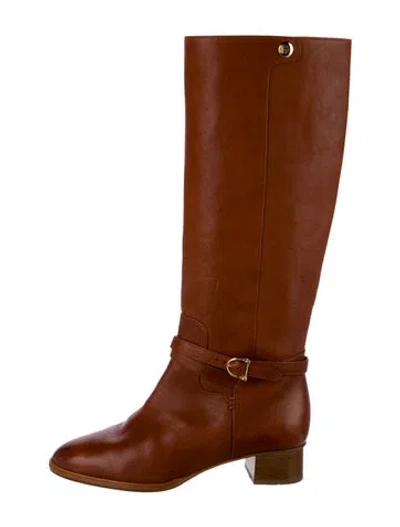 Pre-owned Sarah Flint Leather Boots In Neutral