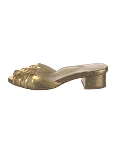 Pre-owned Sarah Flint Leather Flats