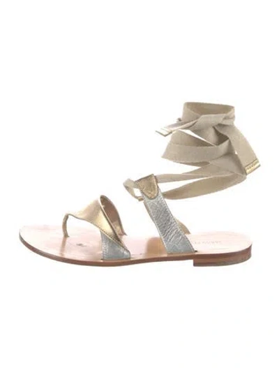 Pre-owned Sarah Flint Leather Gladiator Sandals