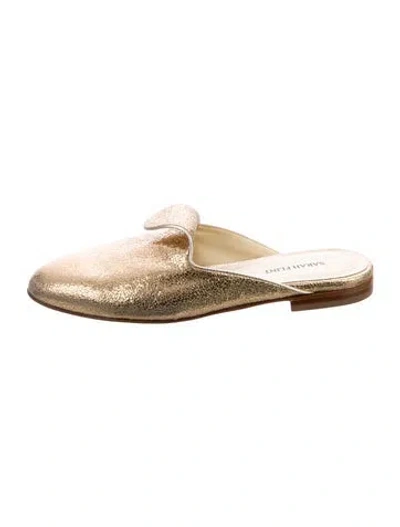 Pre-owned Sarah Flint Leather Mules