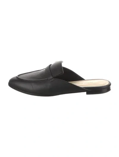 Pre-owned Sarah Flint Leather Mules In Black