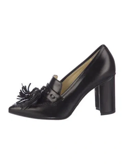 Pre-owned Sarah Flint Leather Pumps In Black