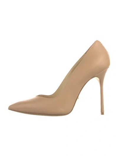 Pre-owned Sarah Flint Leather Pumps In Neutrals