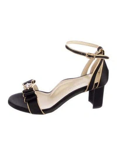 Pre-owned Sarah Flint Leather Sandals In Black
