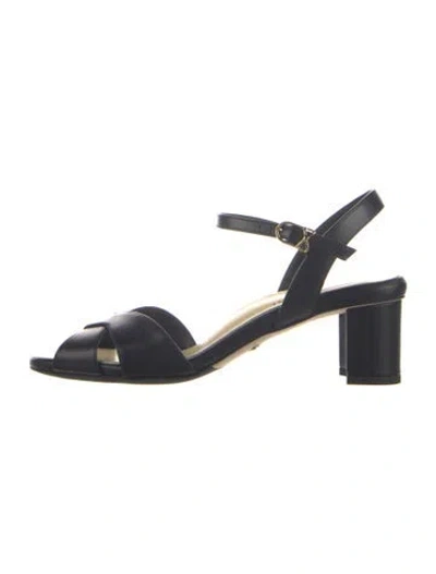 Pre-owned Sarah Flint Leather Sandals In Blue
