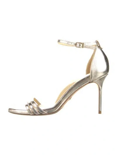 Pre-owned Sarah Flint Leather Sandals In Gold