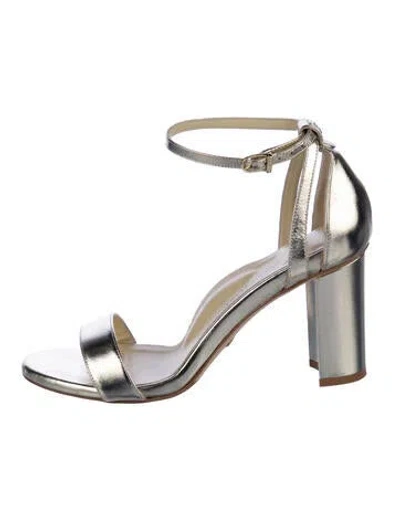 Pre-owned Sarah Flint Leather Sandals In Silver